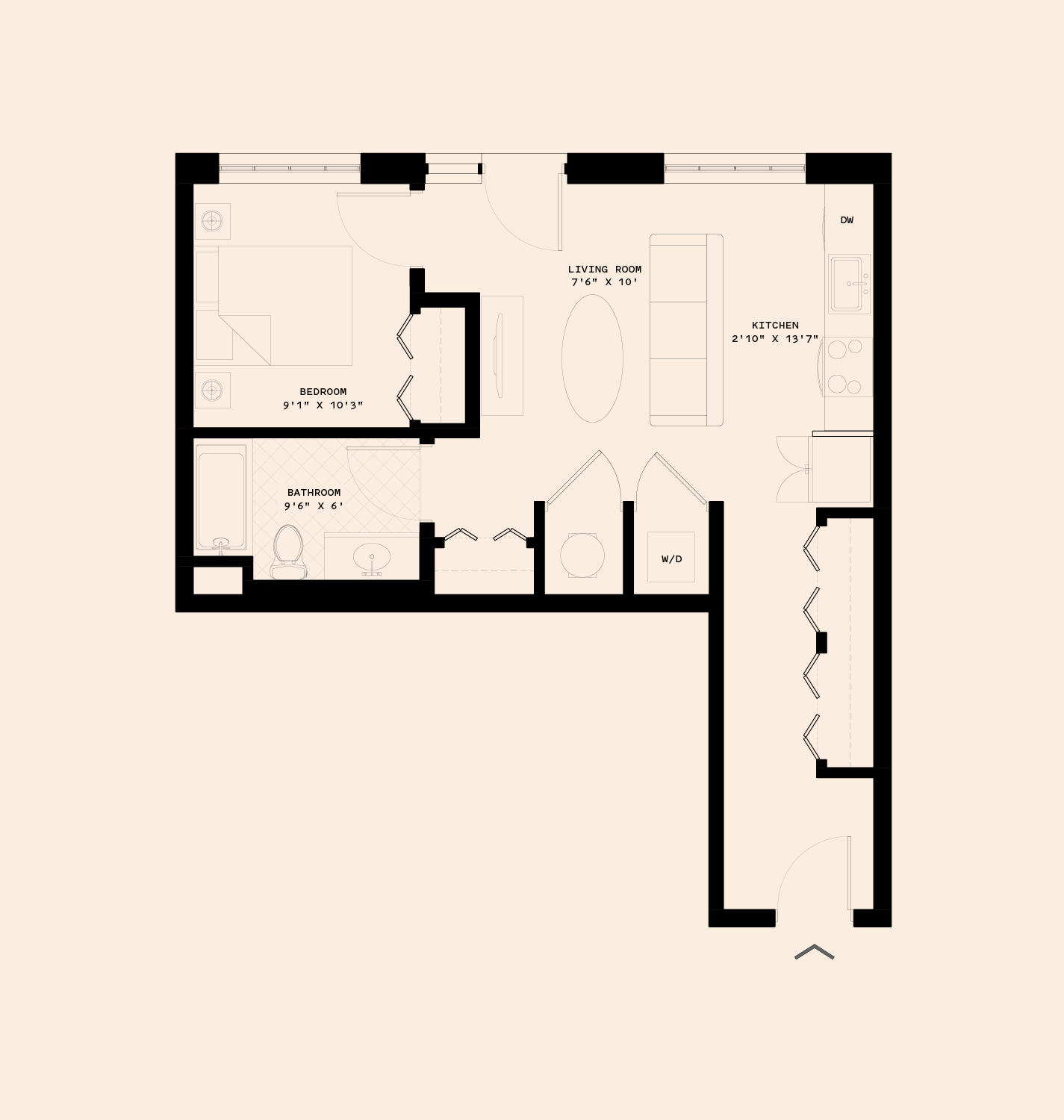 A1 floor plan